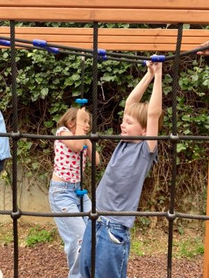 Climbing and balancing play for children — Elysee